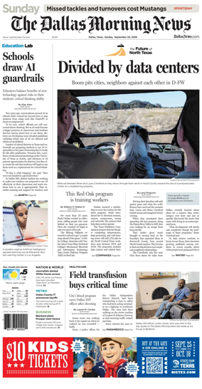Cover of The Dallas Morning News