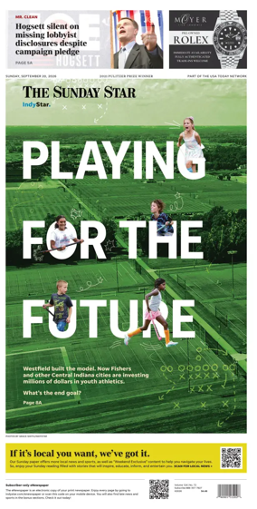 Cover of The Indianapolis Star