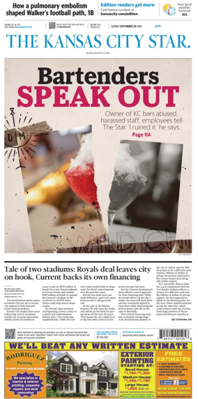 Cover of The Kansas City Star (Sunday)