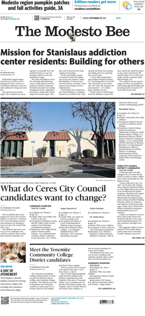 Cover of The Modesto Bee (Sunday)