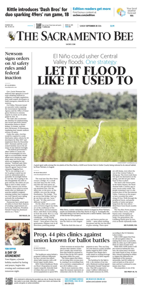 Cover of The Sacramento Bee (Sunday)