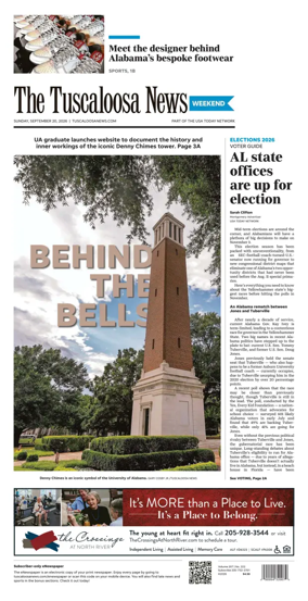 Cover of The Tuscaloosa News