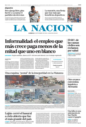 Cover of La Nacion