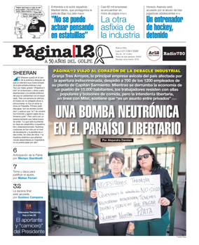 Cover of Pagina 12