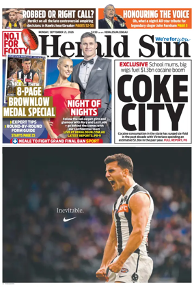 Cover of Herald Sun