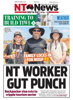 Cover of NT News