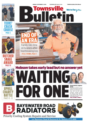 Cover of Townsville Bulletin