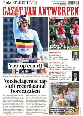 Cover of Gazet van Antwerpen Stad en Rand