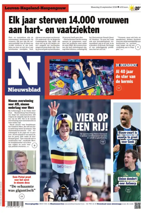 Cover of Het Nieuwsblad