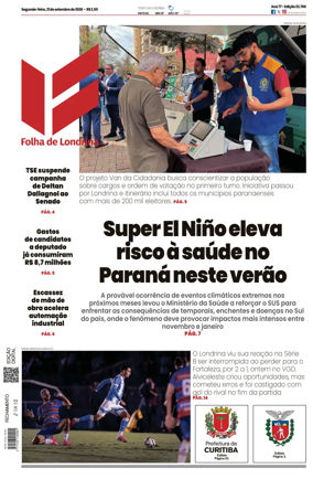 Cover of Folha de Londrina
