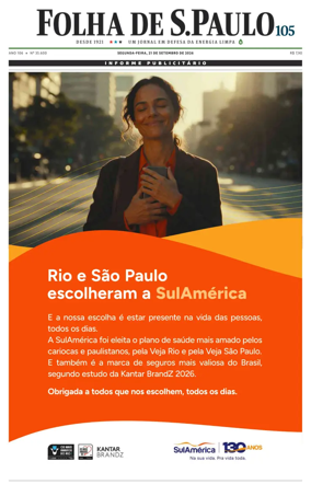 Cover of Folha de S.Paulo