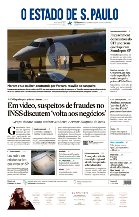 Cover of O Estado de S. Paulo