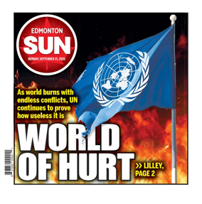 Cover of Edmonton Sun