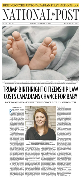 Cover of National Post - (Latest Edition)