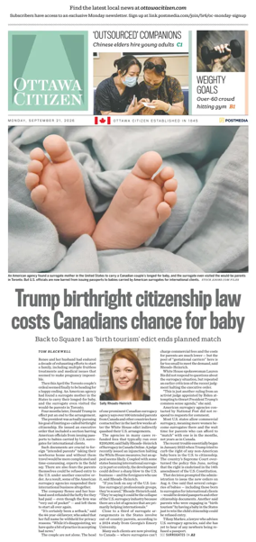 Cover of Ottawa Citizen