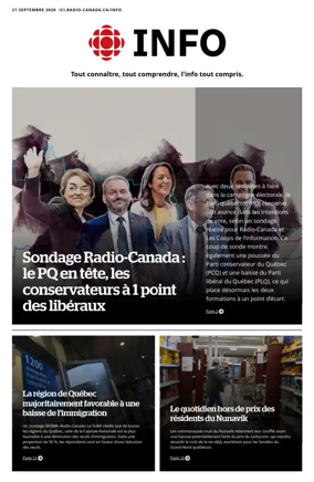 Cover of Radio-Canada Info
