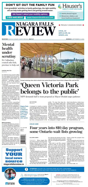 Cover of The Niagara Falls Review