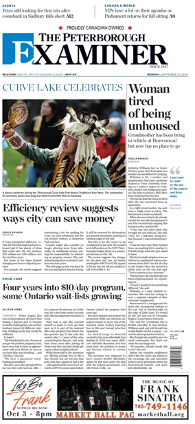 Cover of The Peterborough Examiner