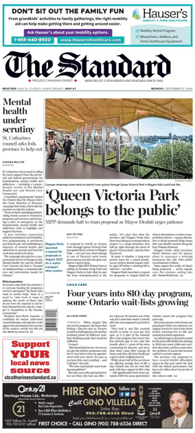 Cover of The Standard (St. Catharines)