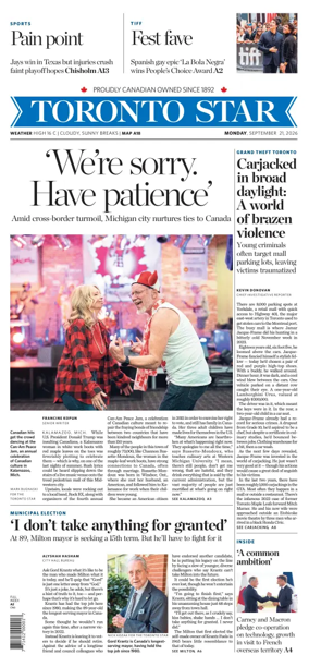 Cover of Toronto Star