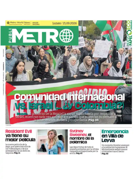 Cover of Publimetro Colombia