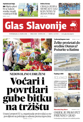 Cover of Glas Slavonije