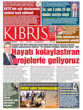 Cover of Kibris Gazetesi