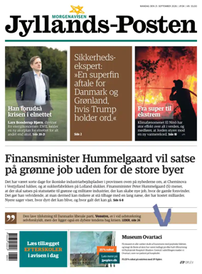 Cover of Jyllands-Posten