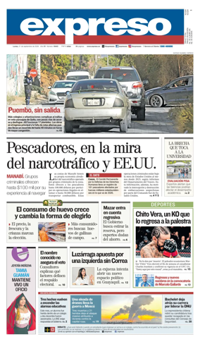 Cover of Diario Expreso