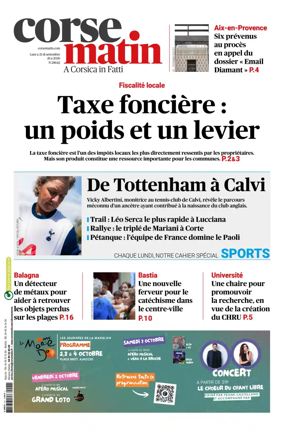 Cover of Corse Matin