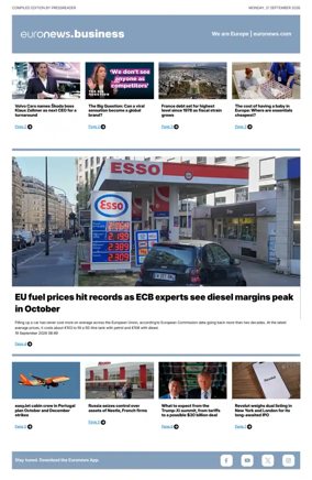 Cover of Euronews Business