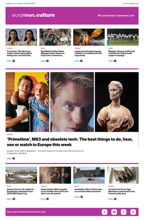 Cover of Euronews Culture and Sport Compiled Edition