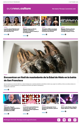 Cover of Euronews Culture and Sport (Spanish) Compiled Edition