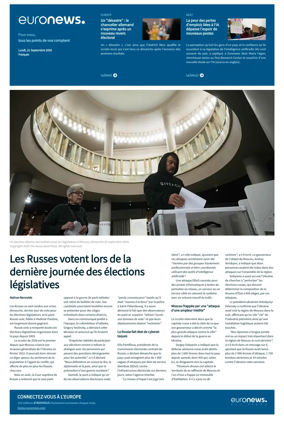 Cover of EuroNews (French Edition)
