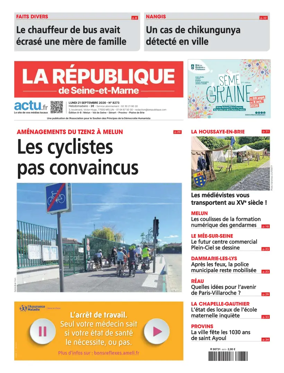 Cover of La Republique de Seine-et-Marne (Edition A-B)