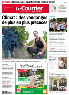 Cover of Le Courrier de l’Ouest (Deux-Sevres)