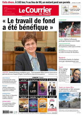 Cover of Le Courrier de l’Ouest (Nord Anjou)
