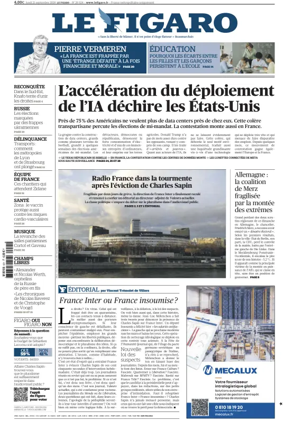 Cover of Le Figaro
