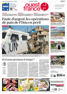 Cover of Ouest France (Manche)