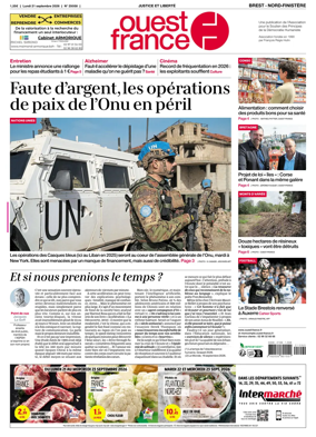 Cover of Ouest France (Nord-Finistere)