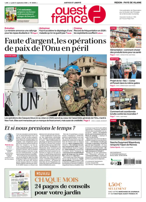 Cover of Ouest France (Redon / Pays de Vilaine)