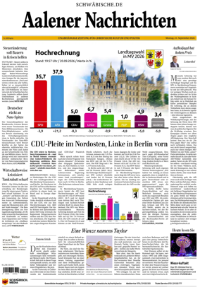 Cover of Aalener Nachrichten