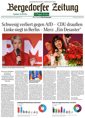 Cover of Bergedorfer Zeitung