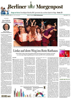 Cover of Berliner Morgenpost