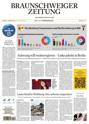 Cover of Braunschweiger Zeitung (Braunschweig)