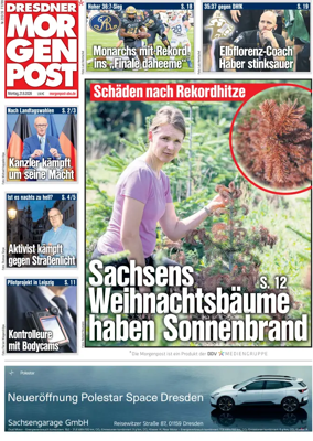 Cover of Dresdner Morgenpost