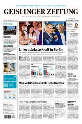 Cover of Geislinger Zeitung