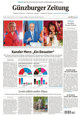 Cover of Guenzburger Zeitung