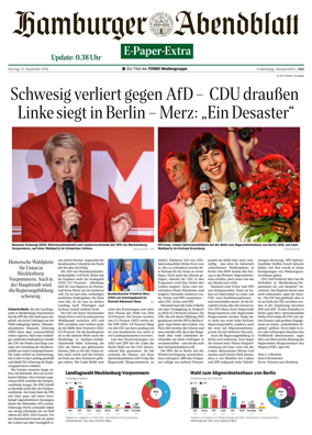 Cover of Hamburger Abendblatt (Harburg)