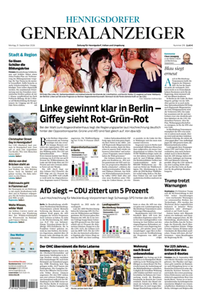 Cover of Hennigsdorfer Generalanzeiger